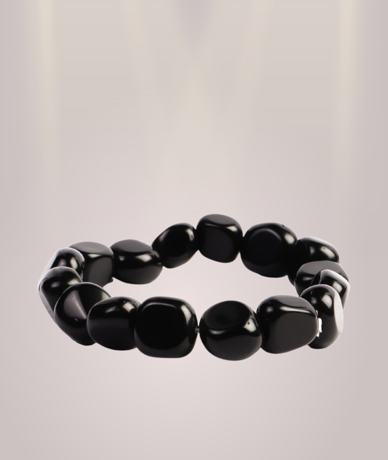 Black Tourmaline Tumble Bracelet